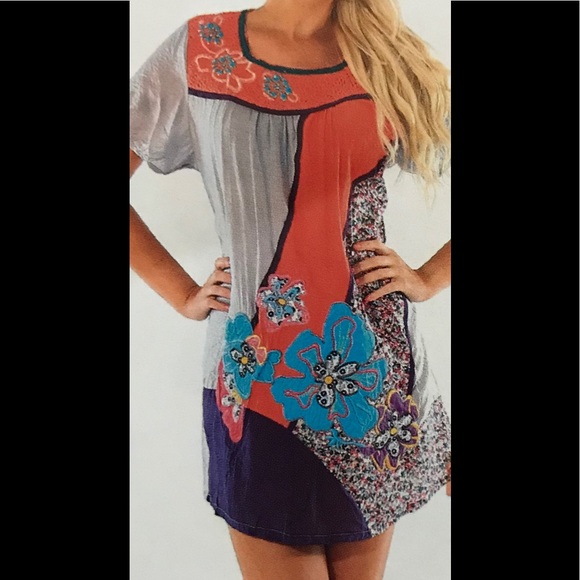 Sacred Threads Dresses & Skirts - 213-468  01 BL Sacred Threads Dress/Tunic